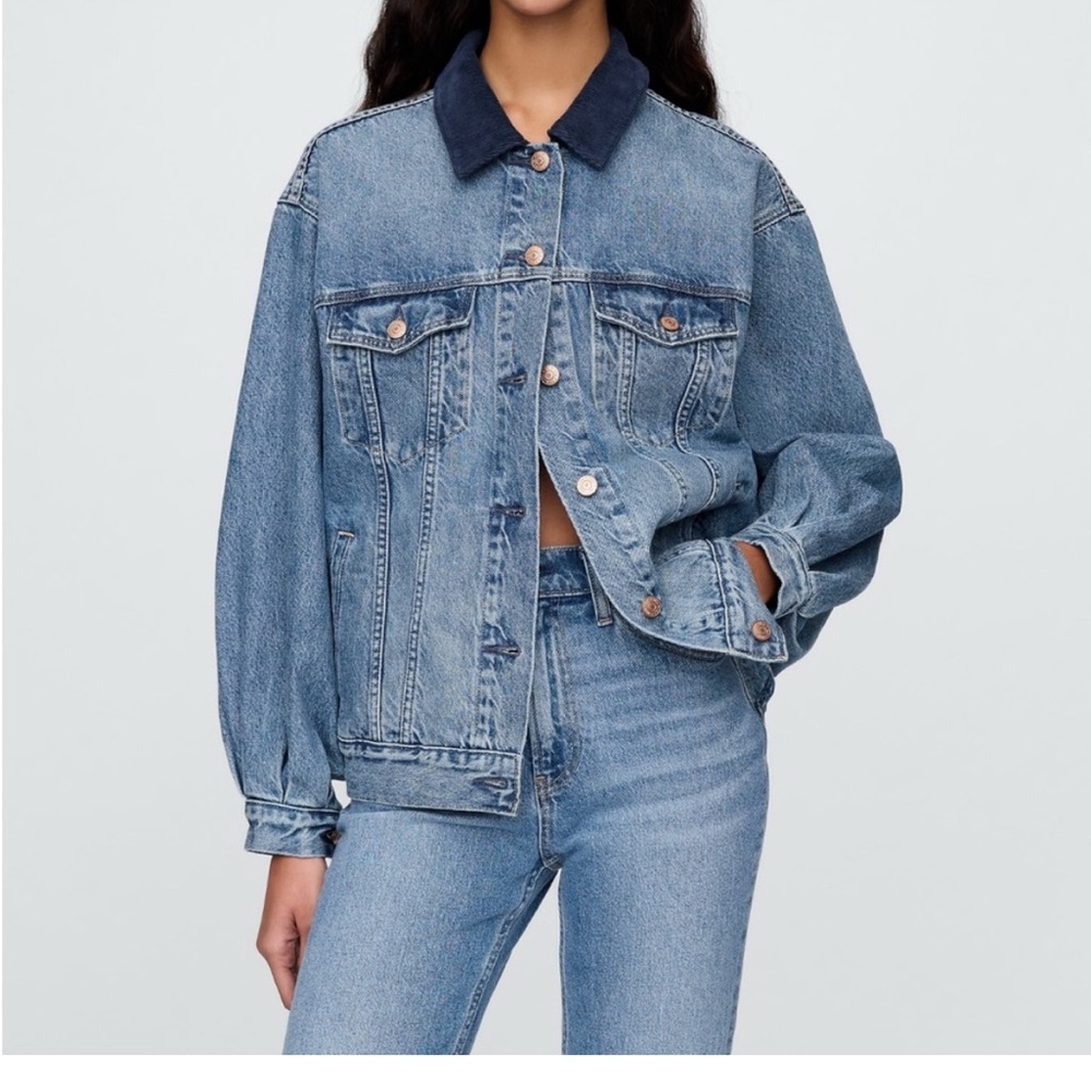 DOENx GAP Classic Blue Denim Jean Jacket